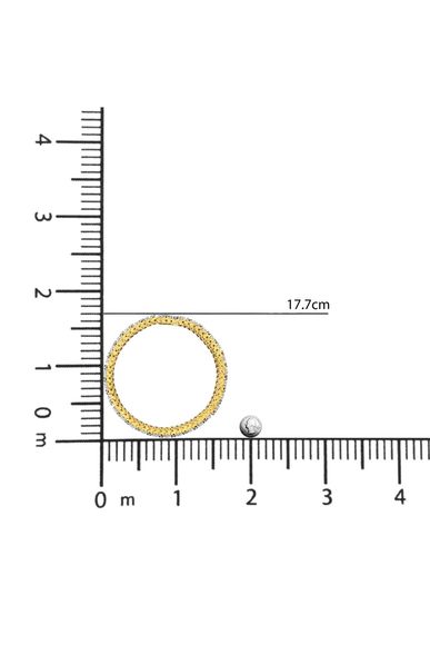 10 1/3 Cttw Alternating Coco Color and White Diamond 5 Row Tennis Bracelet - Picture 4 of 4